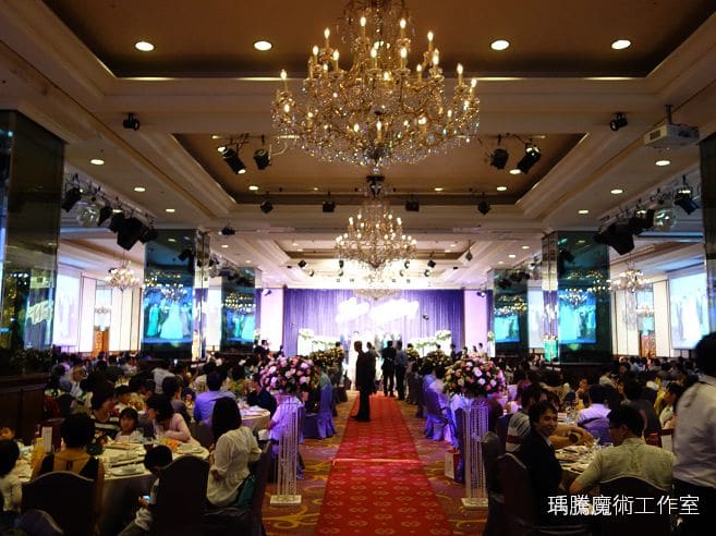 婚禮魔術表演地點-台中長榮桂冠酒店
