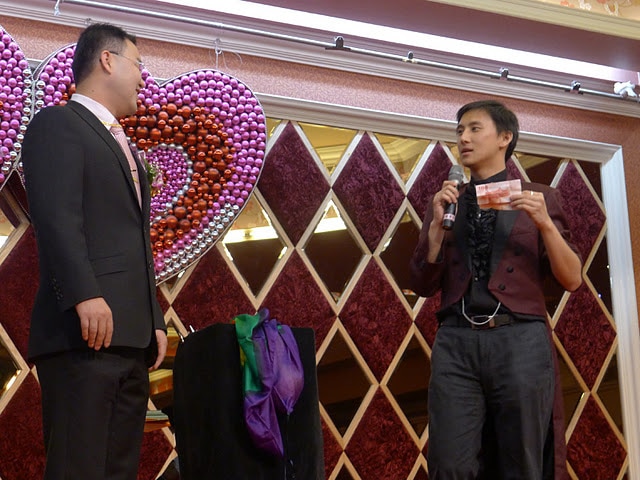 魔術表演_泰山欣榕園婚禮表演03