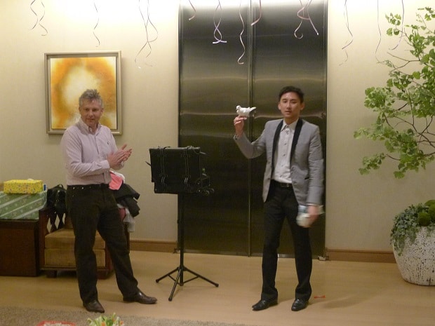 魔術表演_豪宅國美隱秀生日魔術表演008