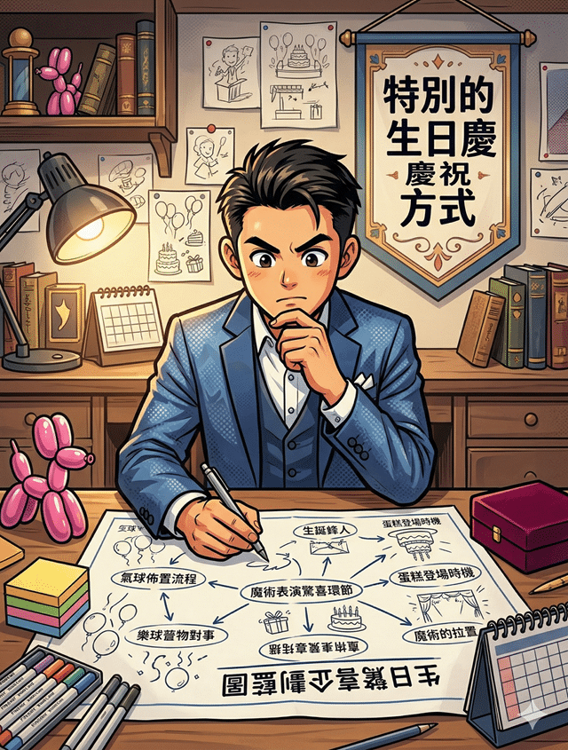 特別的生日慶祝方式-生日企劃