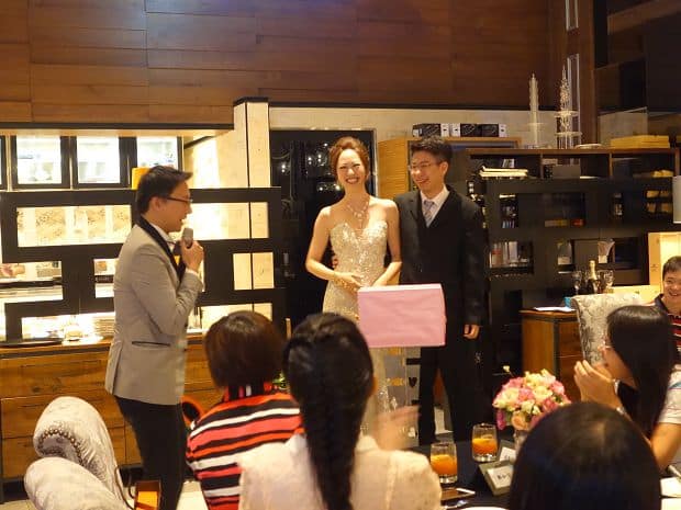 超特別的婚禮進場-新人互動魔術