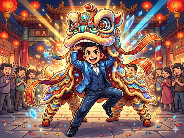 震撼開場表演-舞龍舞獅